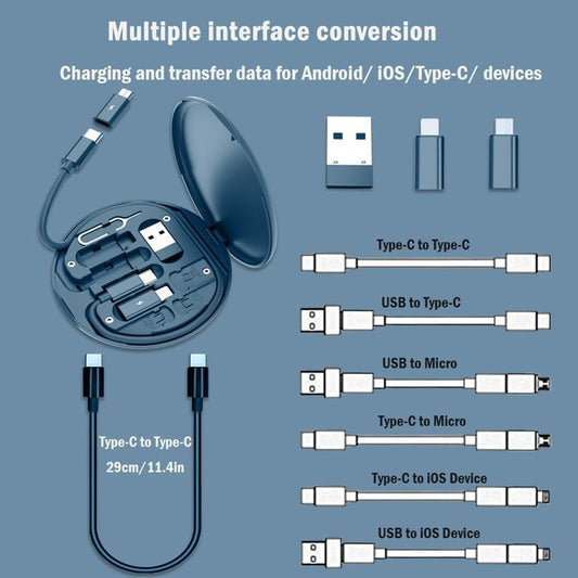 60W Fast Charging 6-in-1 Gadget Cable Set
