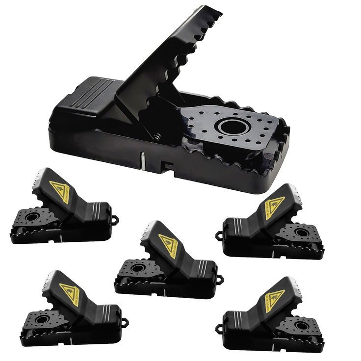 Heavy-Duty High-Efficiency Snap Mouse Trap Set