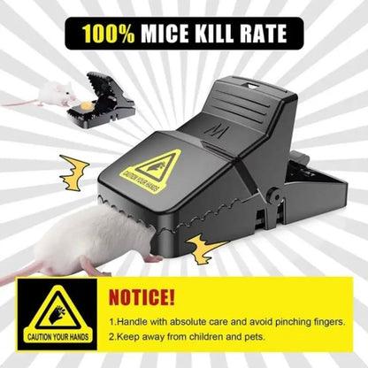 Heavy-Duty High-Efficiency Snap Mouse Trap Set