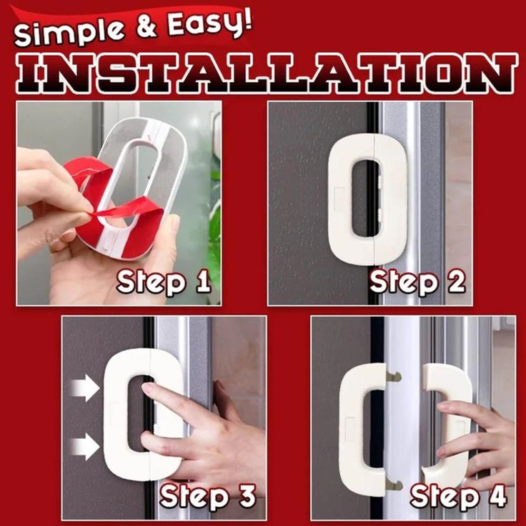 Refrigerator Lock for Child Safety Cabinet Lock Fridge Freezer Door Lock