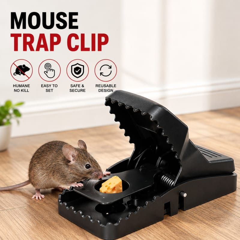 Heavy-Duty High-Efficiency Snap Mouse Trap Set