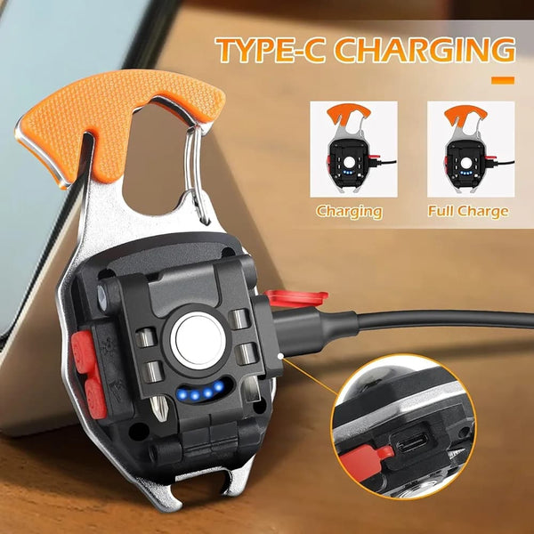Multi-Functional Keychain COB Emergency Light