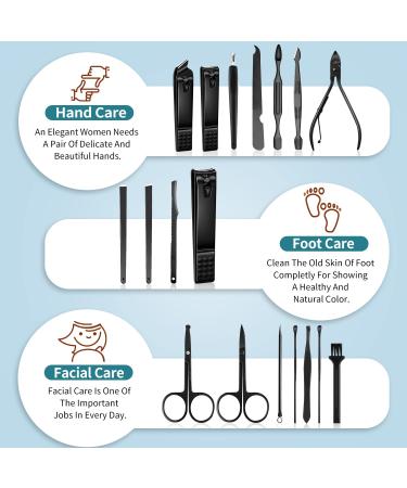 Professional Stainless Steel Manicure & Pedicure Kit