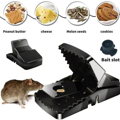 Heavy-Duty High-Efficiency Snap Mouse Trap Set