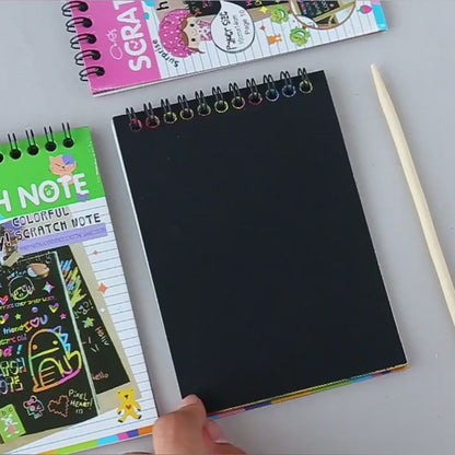 Magic Rainbow Scratch Art Notebook (10 Sheets)