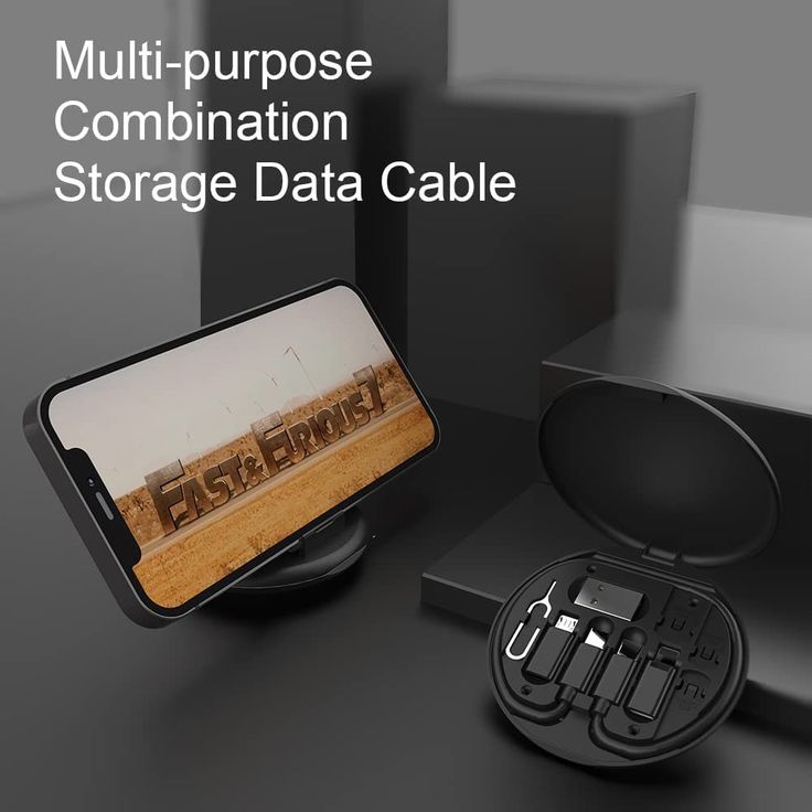 60W Fast Charging 6-in-1 Gadget Cable Set