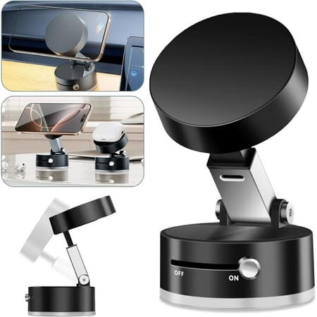 Magnetic Suction Cup Car Phone Mount