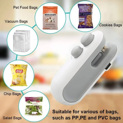 2-in-1 Mini Portable Bag Sealer & Cutter