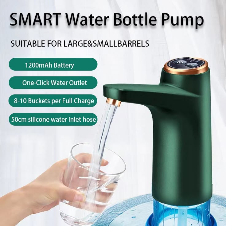 Automatic Wireless Water Bottle Pump
