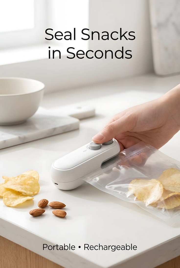 2-in-1 Mini Portable Bag Sealer & Cutter