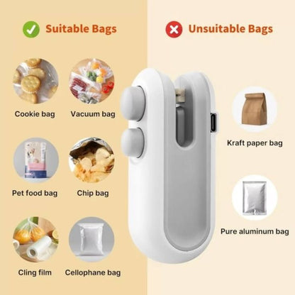 2-in-1 Mini Portable Bag Sealer & Cutter