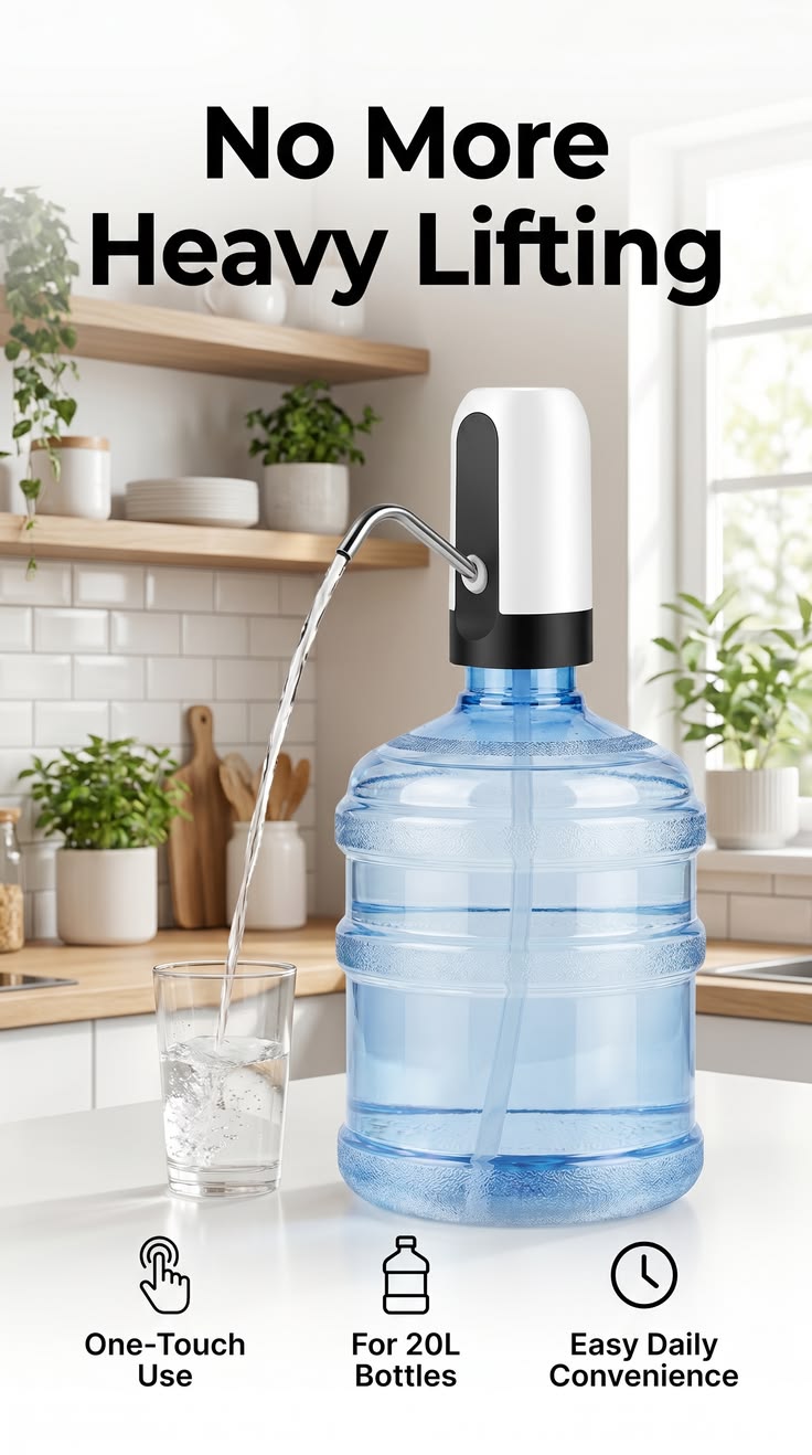 Automatic Wireless Water Bottle Pump