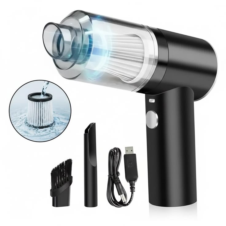 120W Portable Handheld Wireless Car Vacuum Cleaner